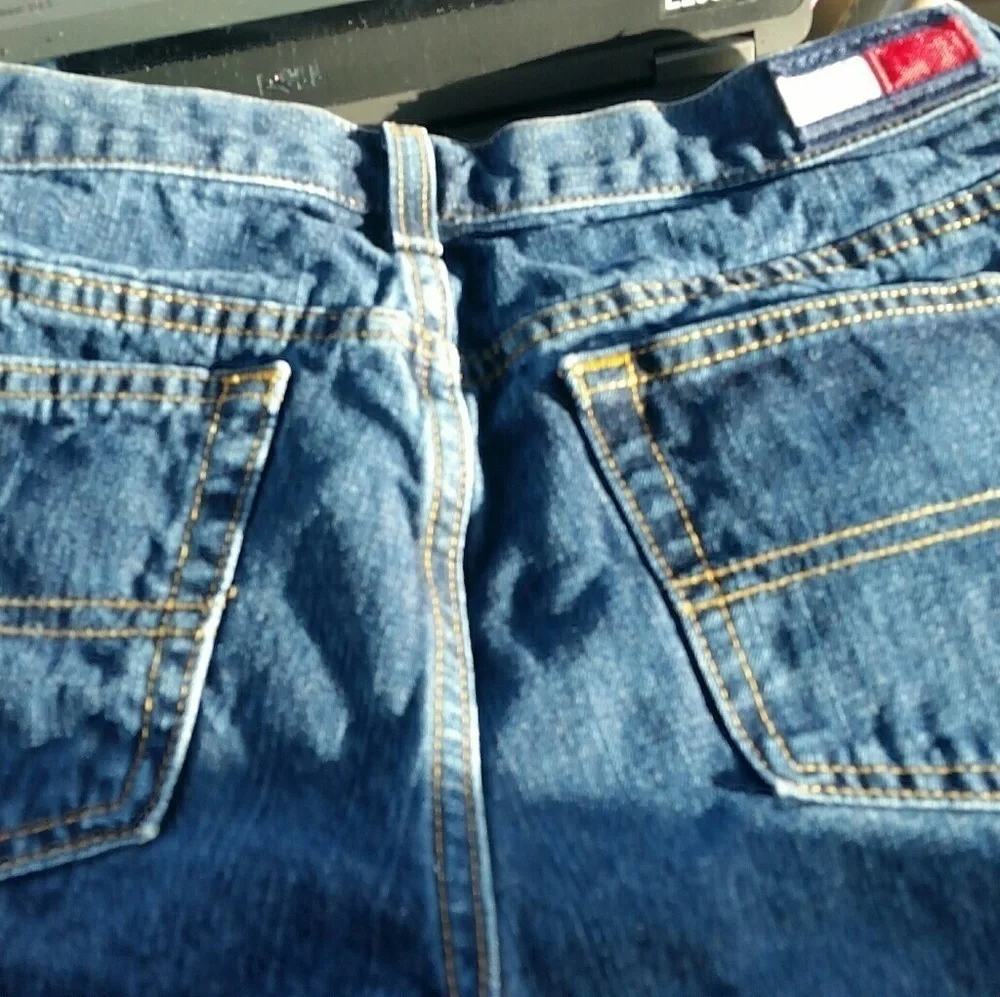 TOMMY HILFIGER Vintage Booty Shorts Size 9 B8 - Picture 2 of 5